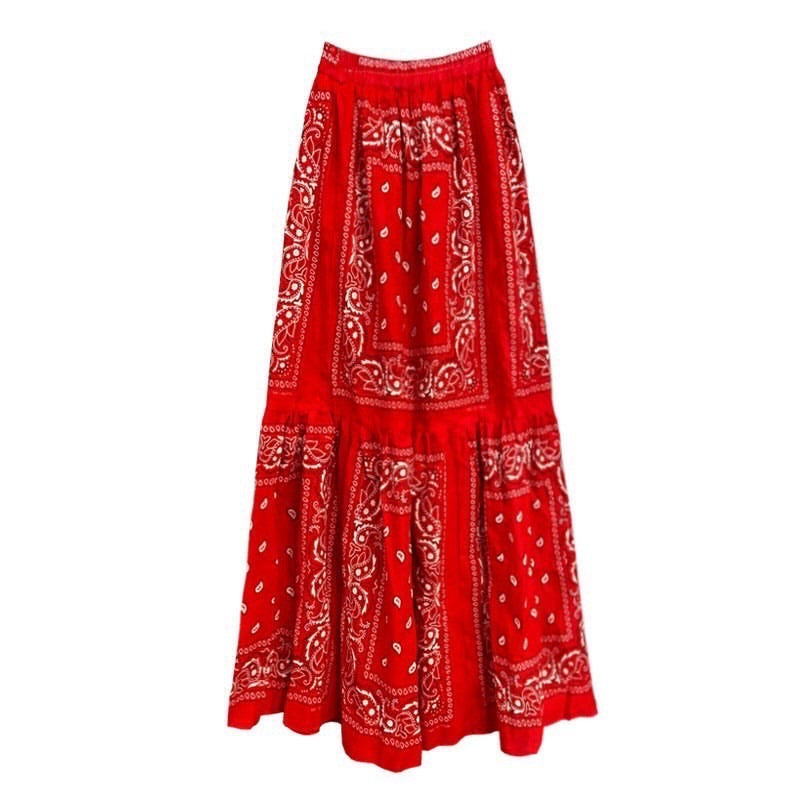 Bandana Maxi Skirt