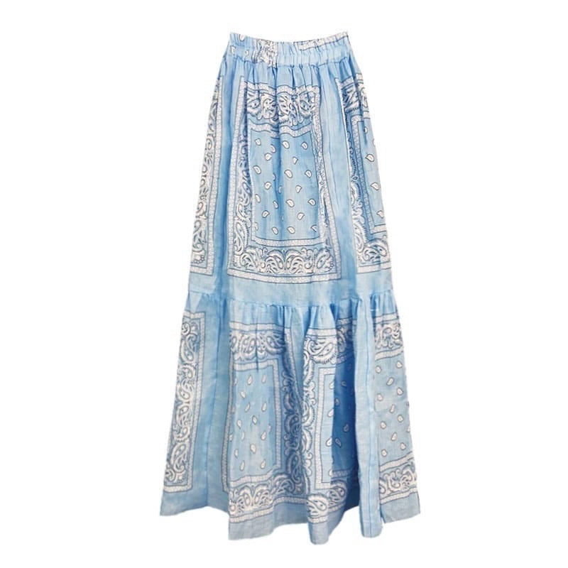Bandana Maxi Skirt