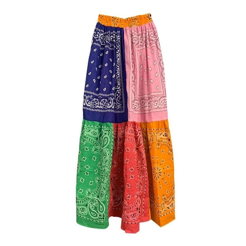 Bandana Maxi Skirt